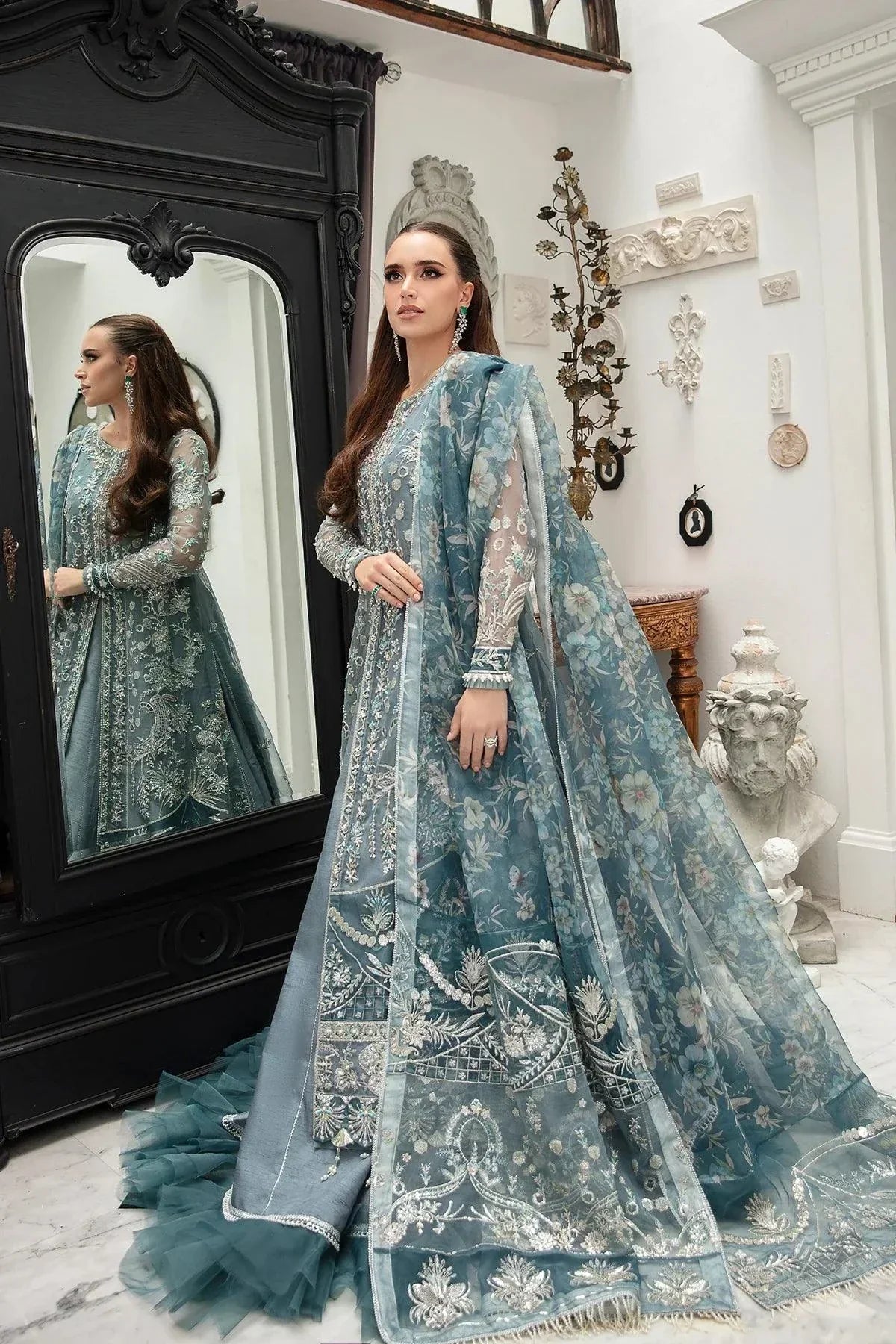 AJR Couture | Alif Luxury Wedding Formals 23 | Ambrosia - Pakistani Designer Dress - by AJR Couture | Type: Bridal - 100% Original at Saira Sultan
