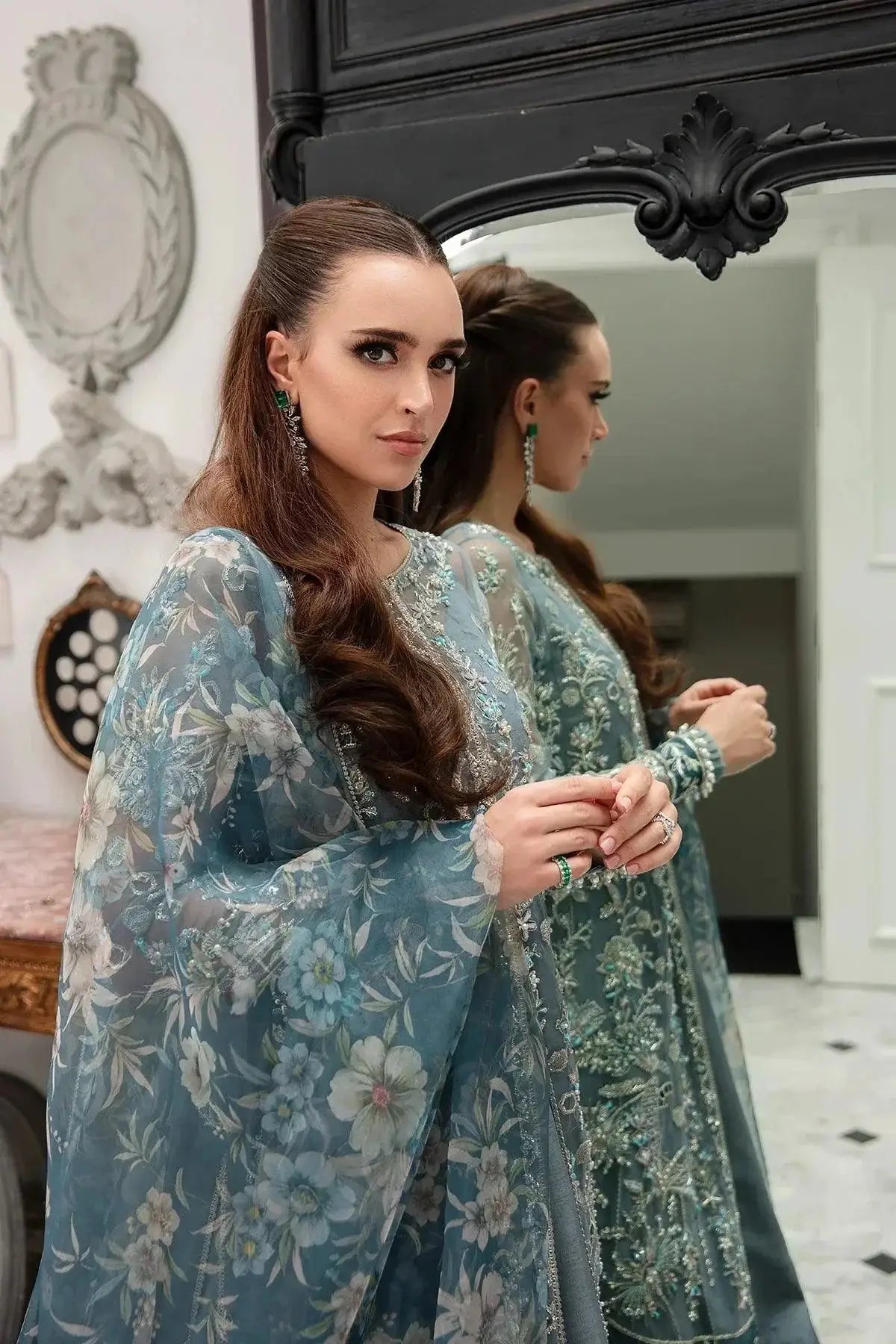 AJR Couture | Alif Luxury Wedding Formals 23 | Ambrosia - Pakistani Designer Dress - by AJR Couture | Type: Bridal - 100% Original at Saira Sultan