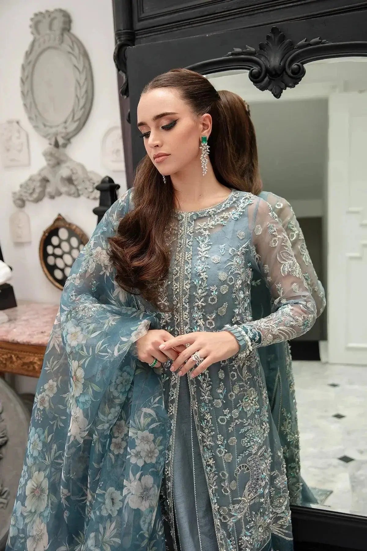 AJR Couture | Alif Luxury Wedding Formals 23 | Ambrosia - Pakistani Designer Dress - by AJR Couture | Type: Bridal - 100% Original at Saira Sultan
