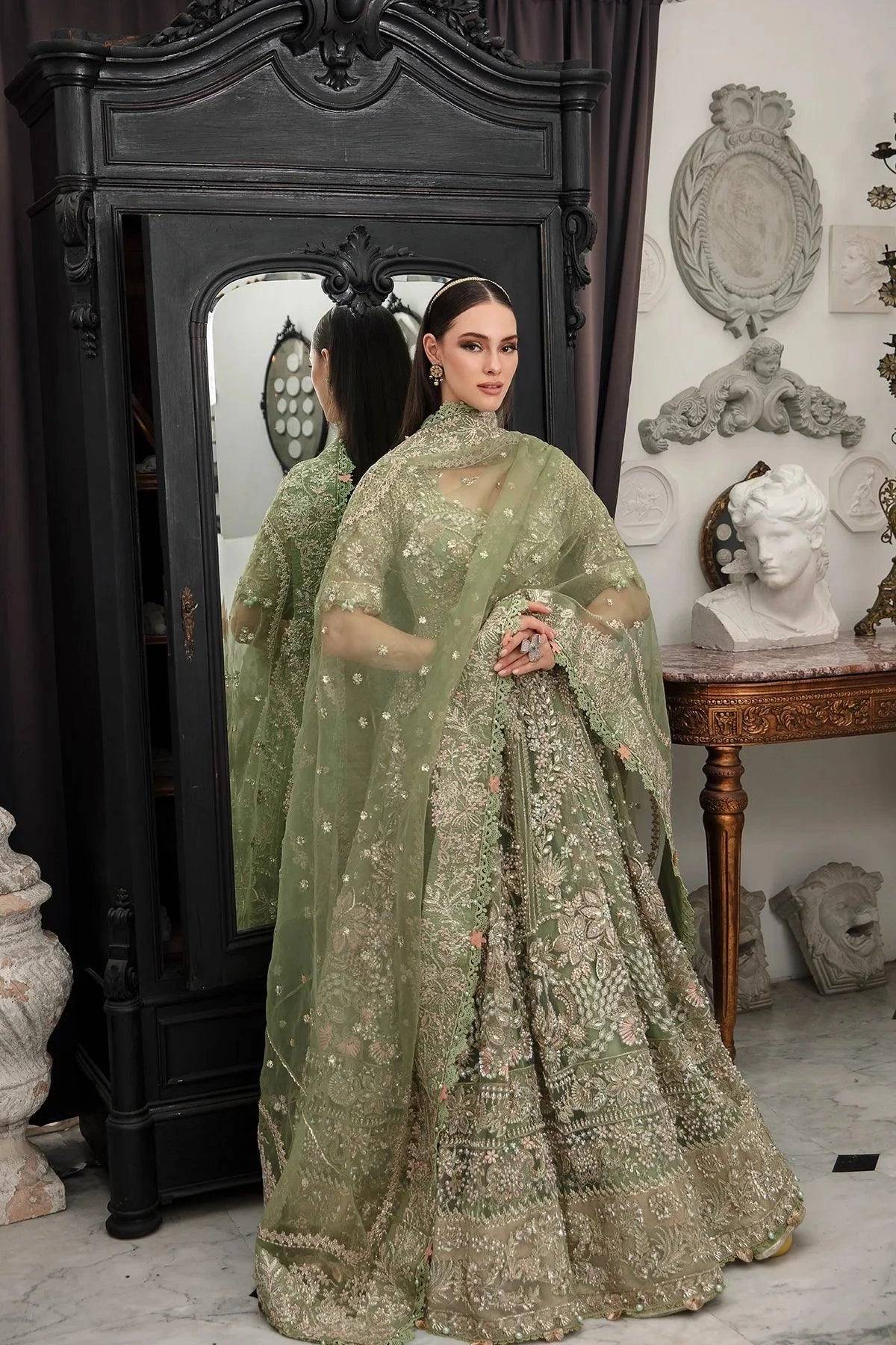 AJR Couture | Alif Luxury Wedding Formals 23 | Hazel - Pakistani Designer Dress - by AJR Couture | Type: Bridal - 100% Original at Saira Sultan