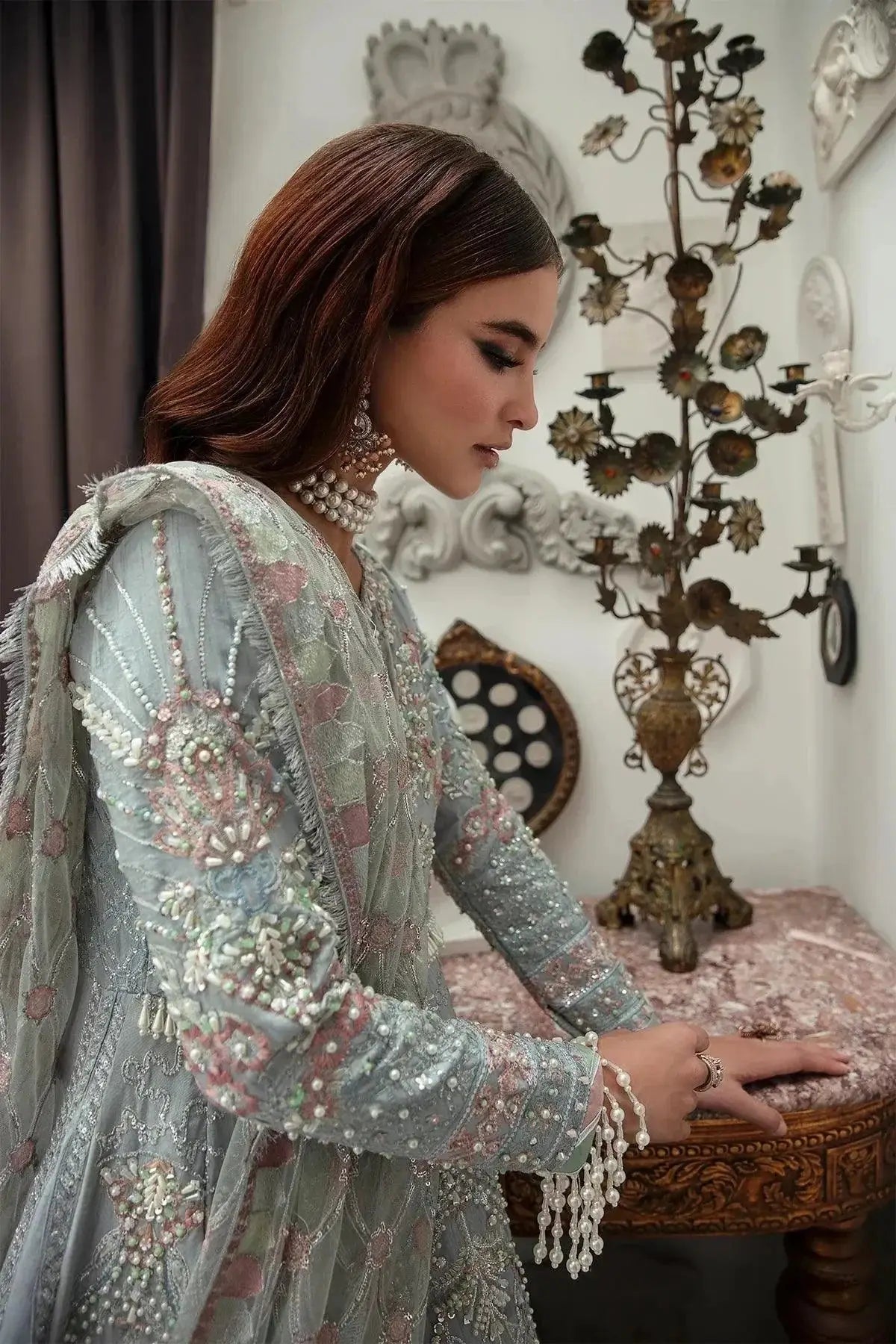 AJR Couture | Alif Luxury Wedding Formals 23 | Veronica - Pakistani Designer Dress - by AJR Couture | Type: Bridal - 100% Original at Saira Sultan