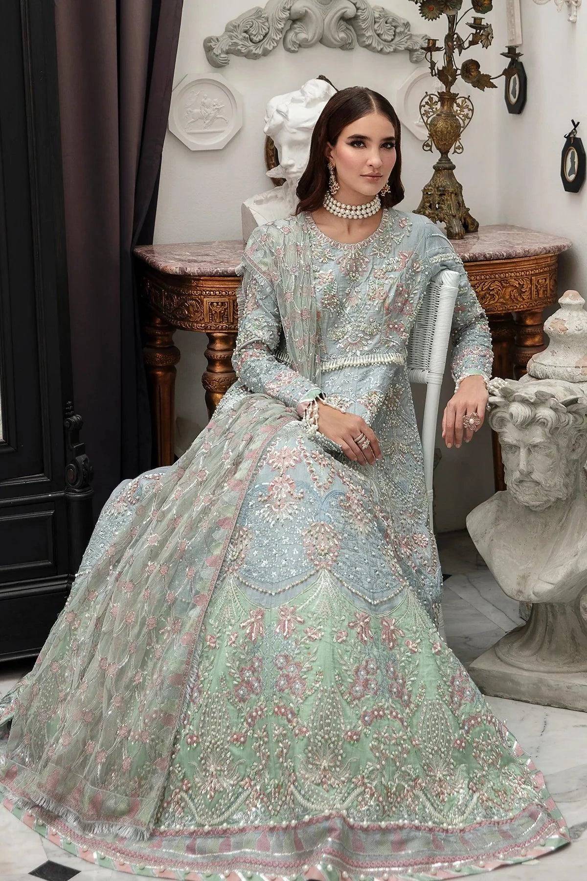 AJR Couture | Alif Luxury Wedding Formals 23 | Veronica - Pakistani Designer Dress - by AJR Couture | Type: Bridal - 100% Original at Saira Sultan
