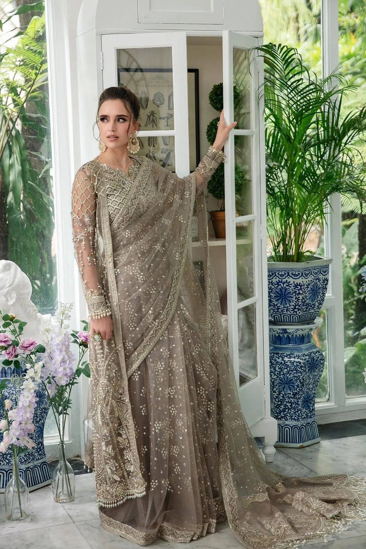AJR Couture | Alif Luxury Wedding Formals 23 | Azalea - Pakistani Designer Dress - by AJR Couture | Type: Bridal - 100% Original at Saira Sultan