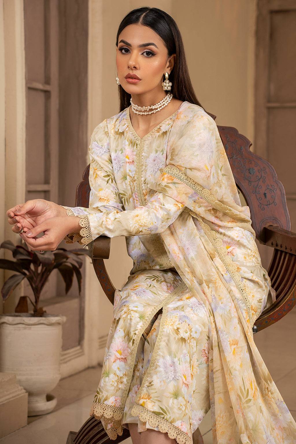 Zarif | Prints 24 | ZPR 02 AURORA - Pakistani Designer Dress - by Zarif | Type: Formal - 100% Original at Saira Sultan