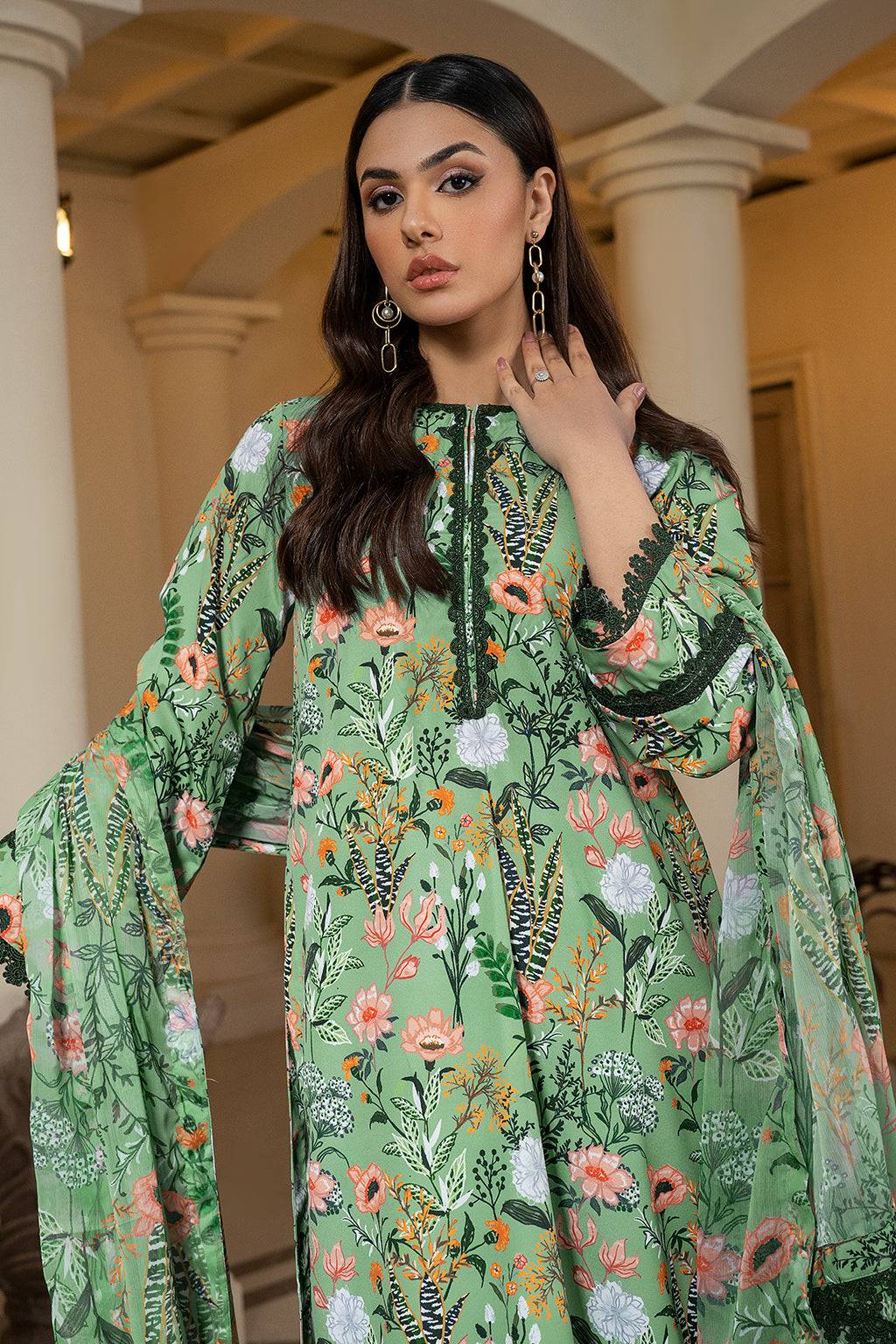 Zarif | Prints 24 | ZPR 04 DELILAH - Pakistani Designer Dress - by Zarif | Type: Formal - 100% Original at Saira Sultan