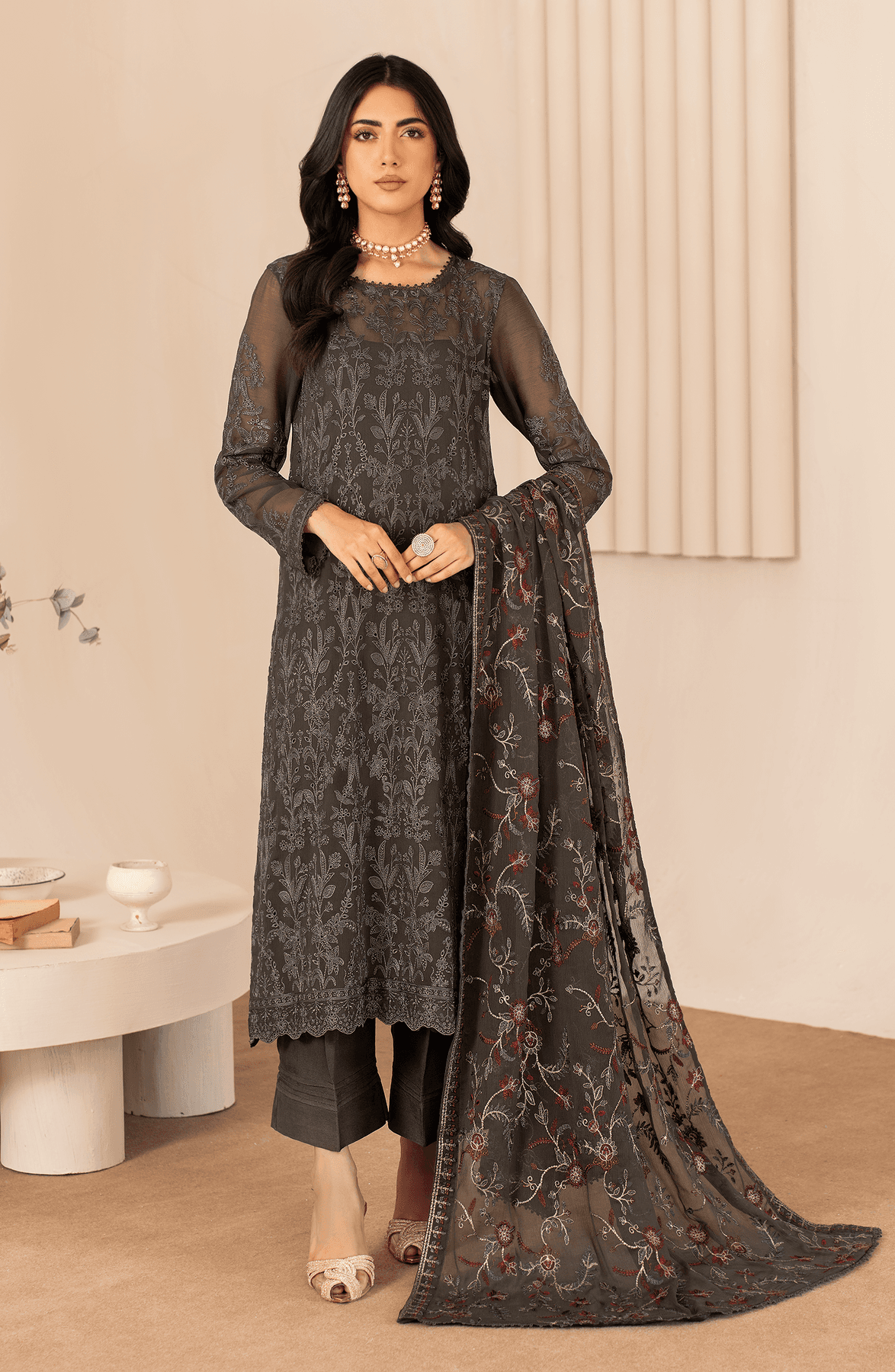 Zarif | Chiffon Edit | ZL 01 FAHIMA - Pakistani Designer Dress - by Zarif | Type: Formal - 100% Original at Saira Sultan
