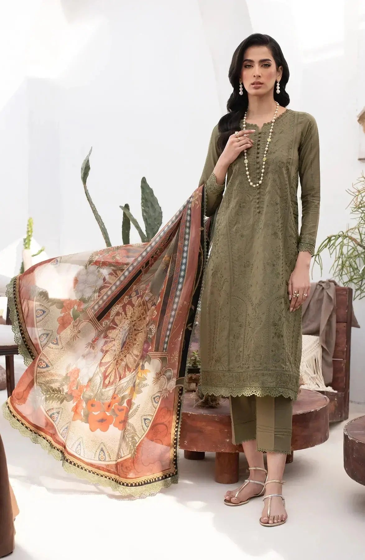 Zarif | Eid Lawn 24| ZL 06 REMIAH - Pakistani Designer Dress - by Zarif | Type: Luxury - 100% Original at Saira Sultan