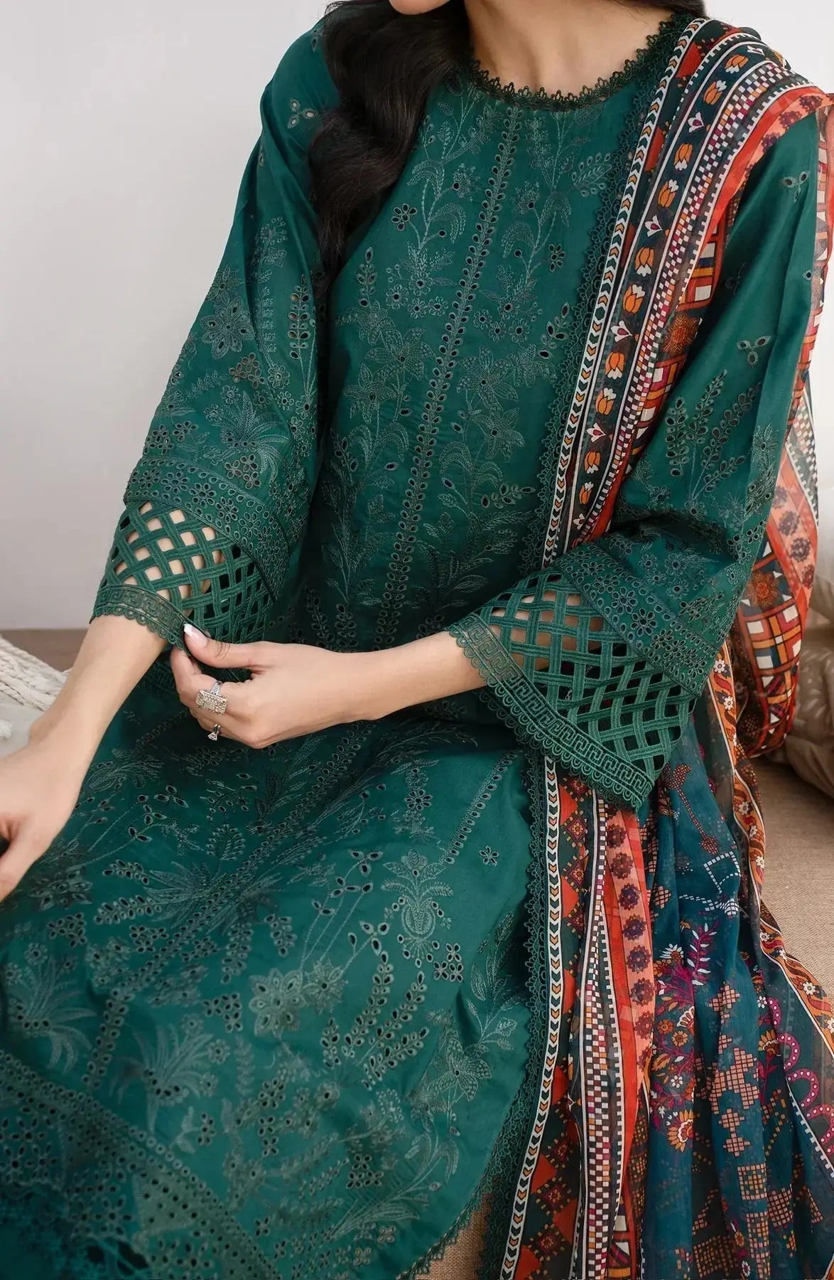 Zarif | Eid Lawn 24| ZL 01 MAPLE - Pakistani Designer Dress - by Zarif | Type: Luxury - 100% Original at Saira Sultan