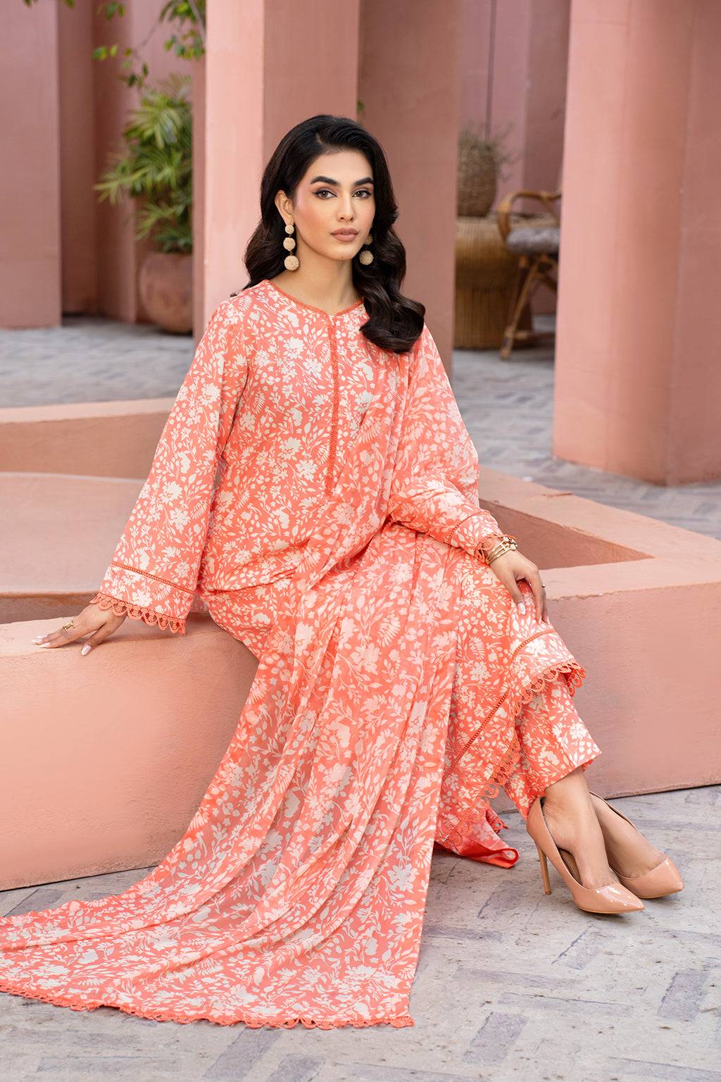 Zarif | Prints 24 | ZCP 03 GEORGIA - Pakistani Designer Dress - by Zarif | Type: Formal - 100% Original at Saira Sultan