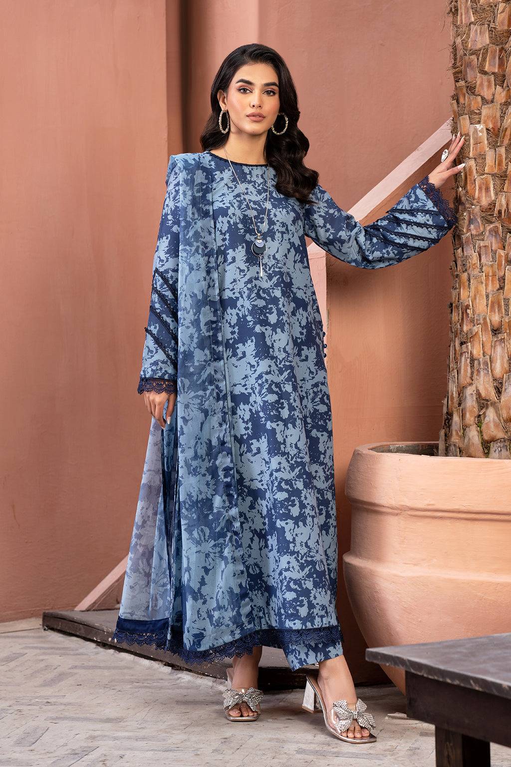 Zarif | Prints 24 | ZCP 01 EMMA - Pakistani Designer Dress - by Zarif | Type: Formal - 100% Original at Saira Sultan
