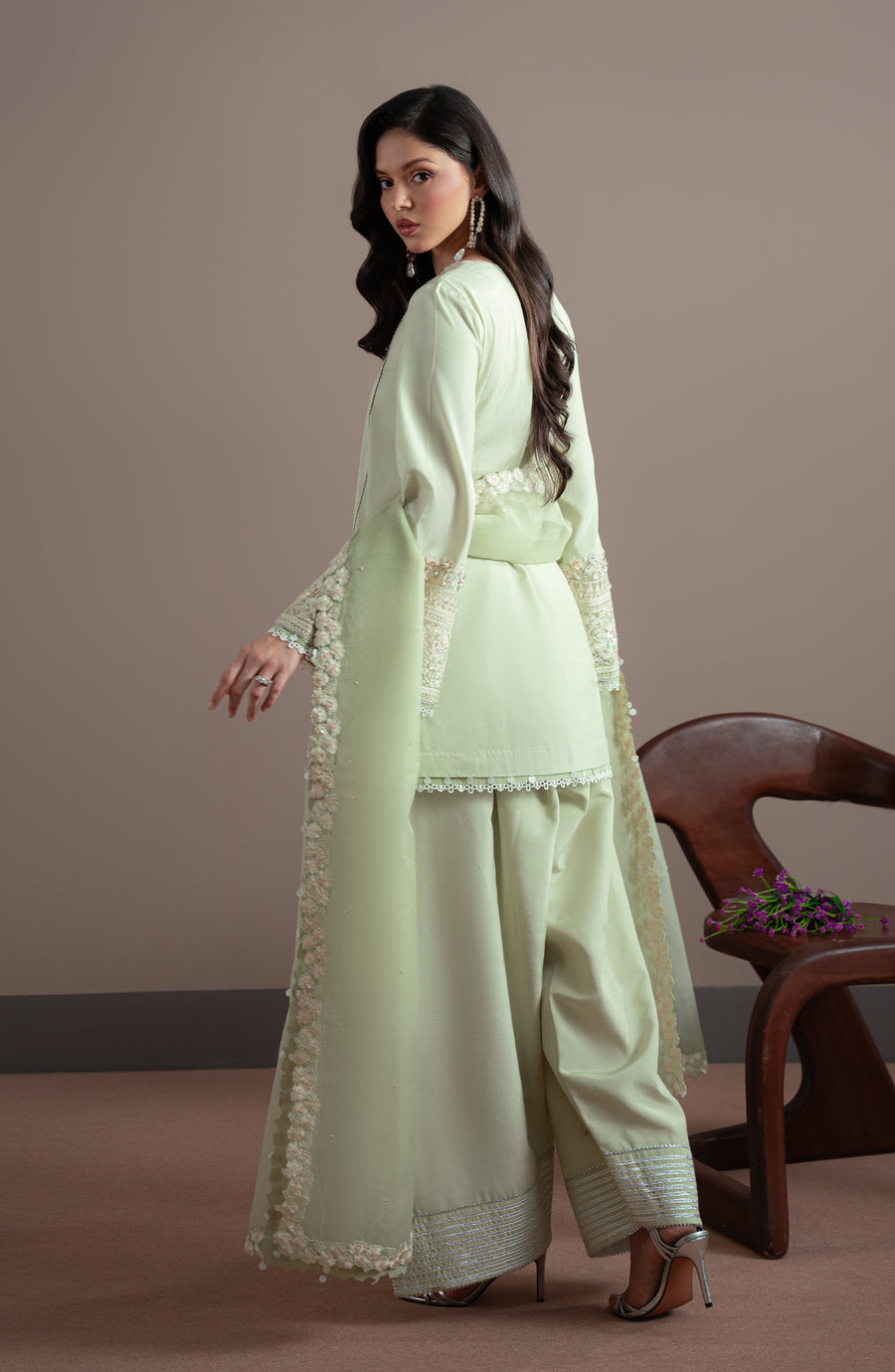 Fabiha Fatima | Elvin Pret Wear | SAGE - Pakistani Designer Dress - by Fabiha Fatima - Type : Ladies Clothes - 100% Original at Saira Sultan