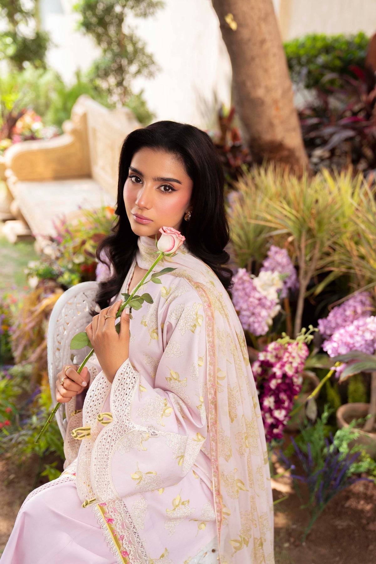 Sable Vogue | Lila Lawn 25 | SAL-02-25 - Pakistani Designer Dress - by Sable Vogue | Type: Ladies Clothes - 100% Original at Saira Sultan