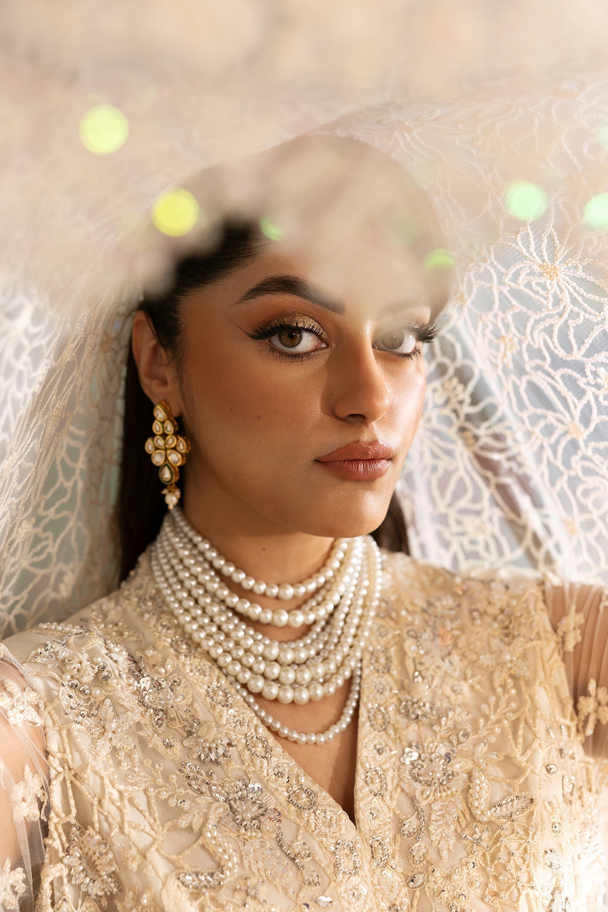 Imrozia Premium | Jashan Bridal Collection | SB-35 Parnoor M Ivory Net