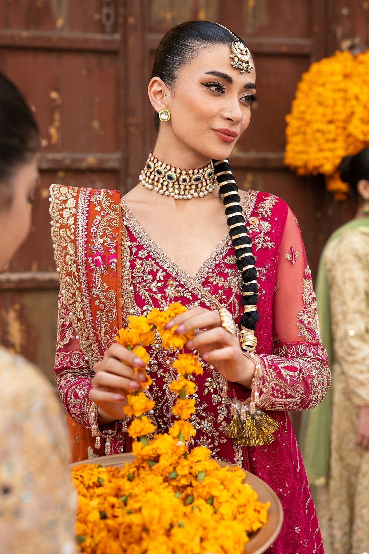 Imrozia Premium | Jashan Bridal Collection | SB-36 Janaan L Magenta Net
