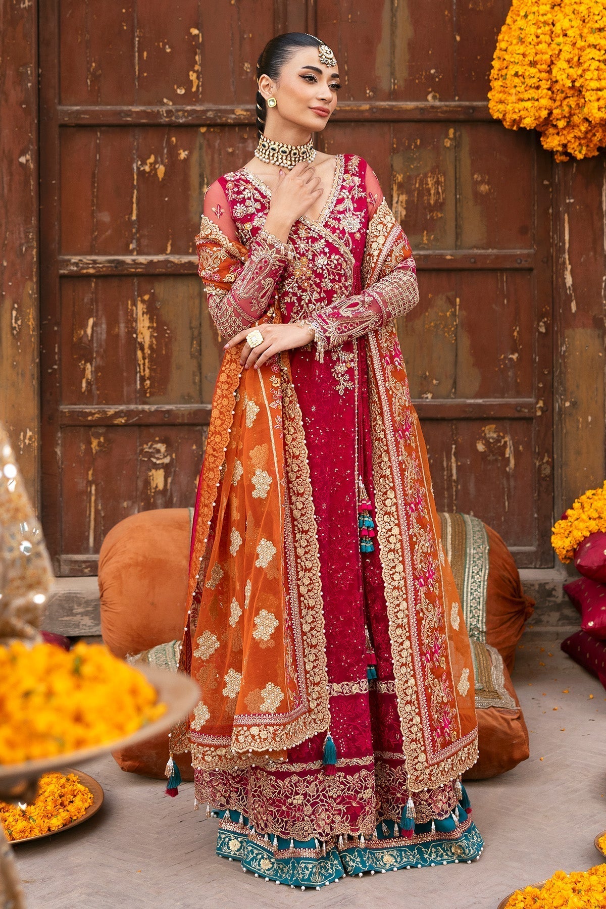 Imrozia Premium | Jashan Bridal Collection | SB-36 Janaan XL Magenta Net