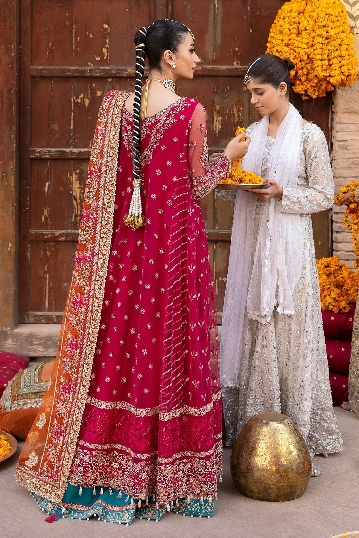 Imrozia Premium | Jashan Bridal Collection | SB-36 Janaan S Magenta Net