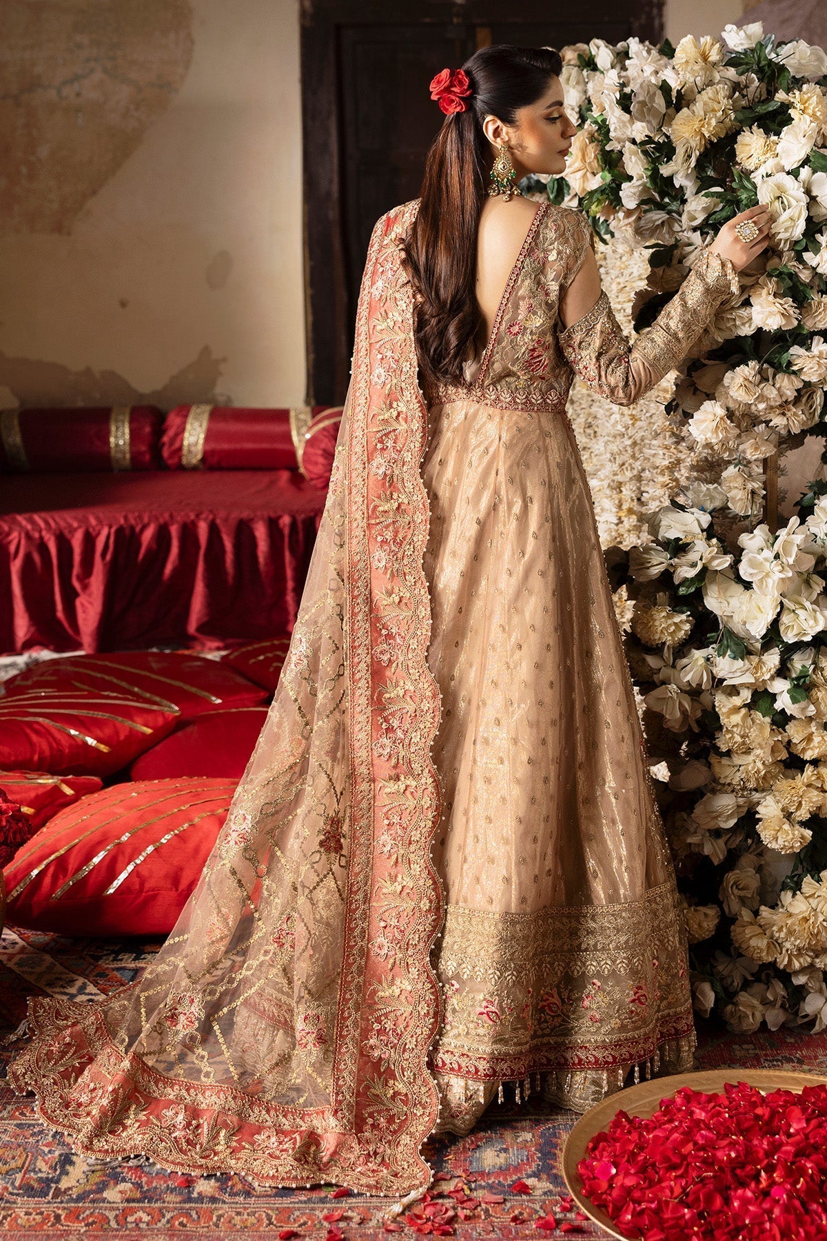 Imrozia Premium | Jashan Bridal Collection | SB-37 Zarnigar S Ivory Net
