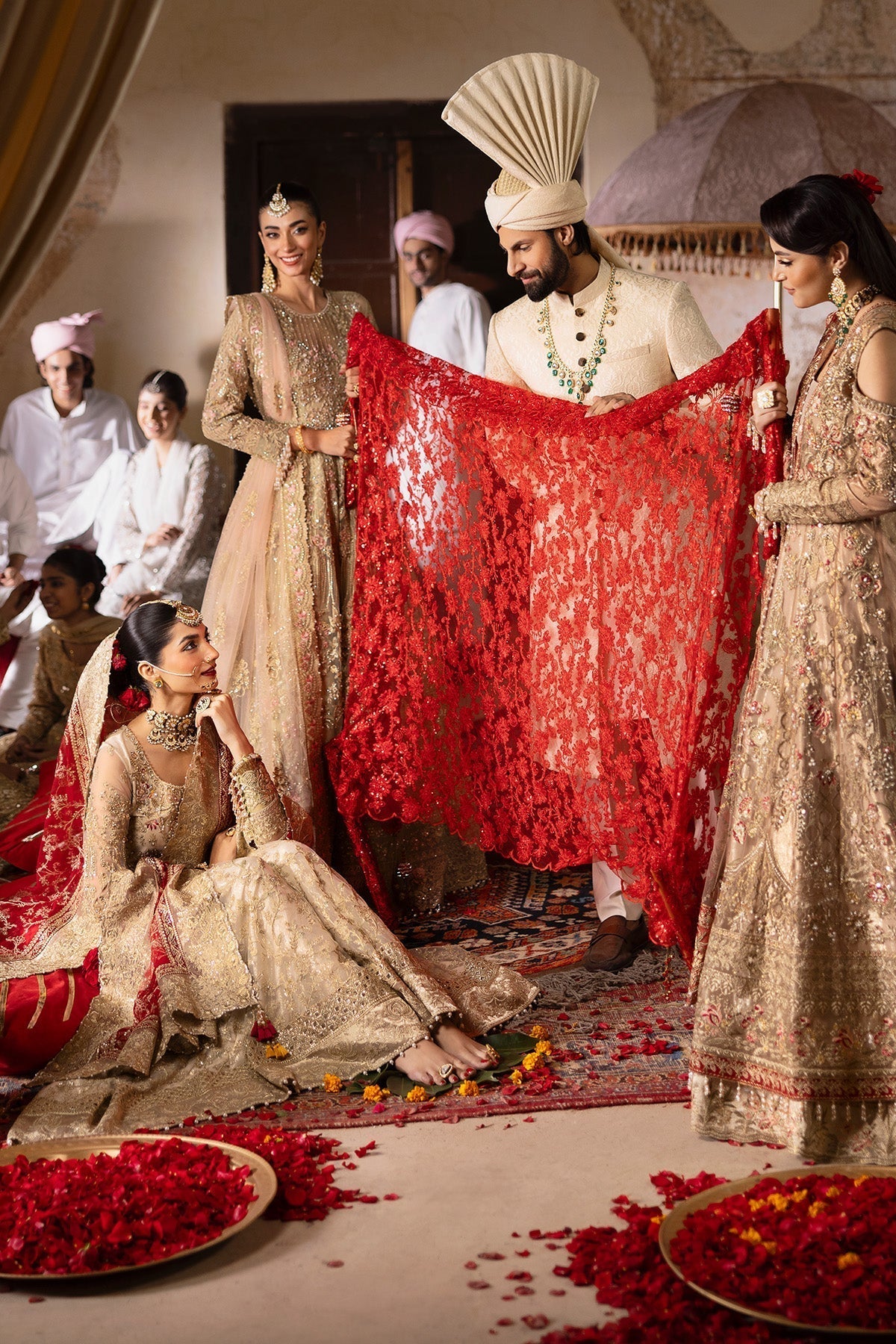 Imrozia Premium | Jashan Bridal Collection | SB-38 Pemaan Custom Size White Net