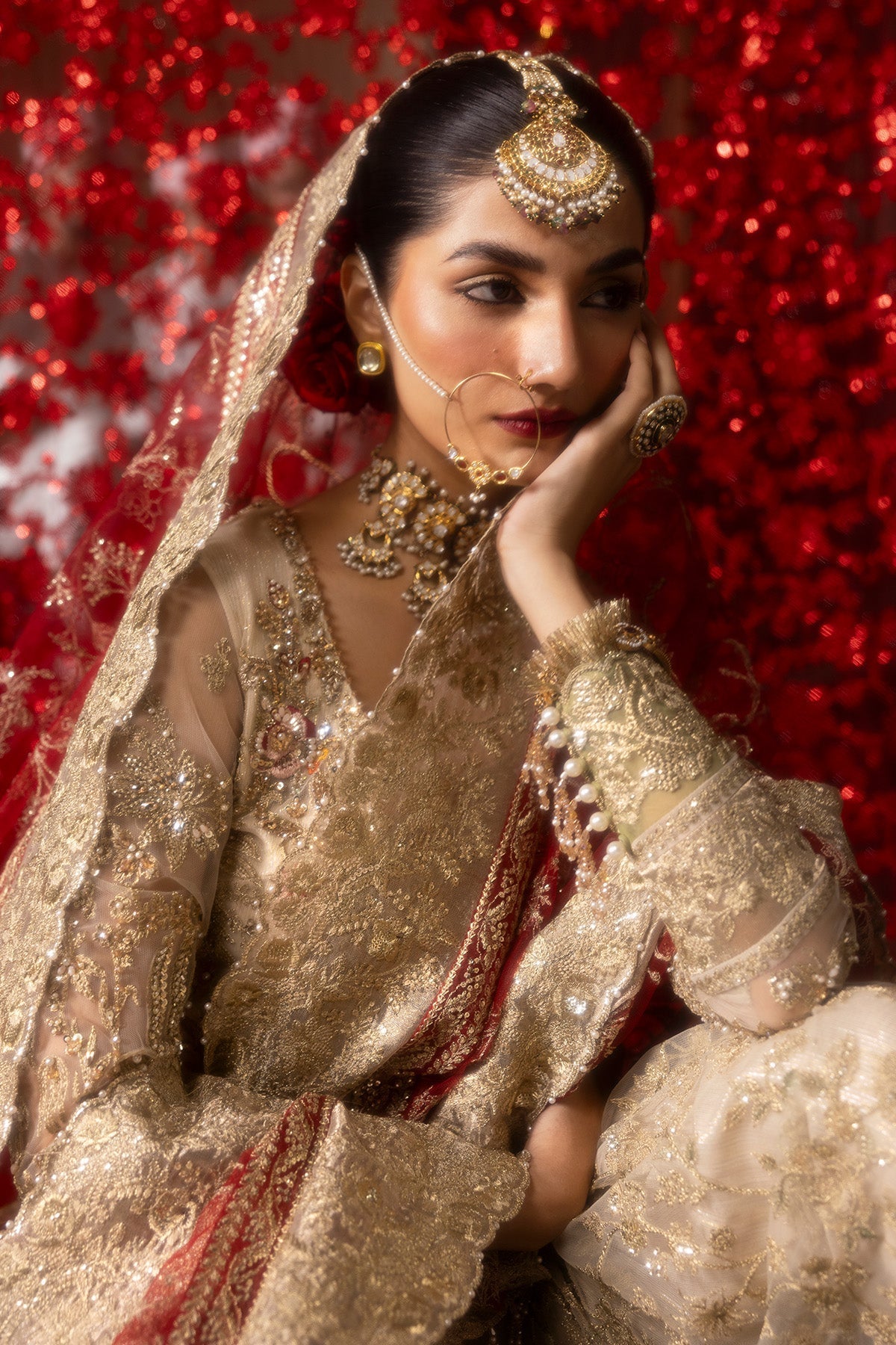 Imrozia Premium | Jashan Bridal Collection | SB-38 Pemaan L White Net