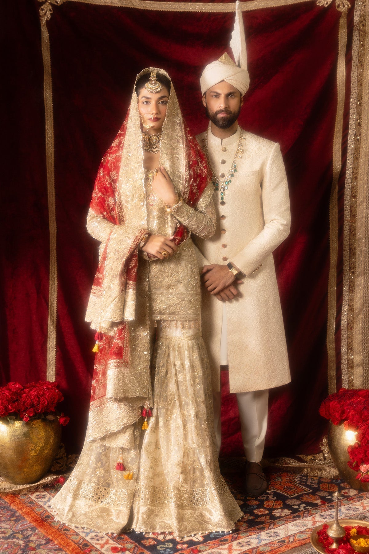 Imrozia Premium | Jashan Bridal Collection | SB-38 Pemaan XL White Net