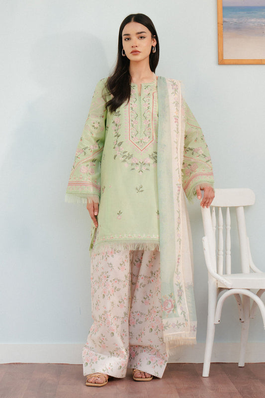Zara Shahjahan | Coco Lawn 25 | SERENE-2A XS Mint Lawn