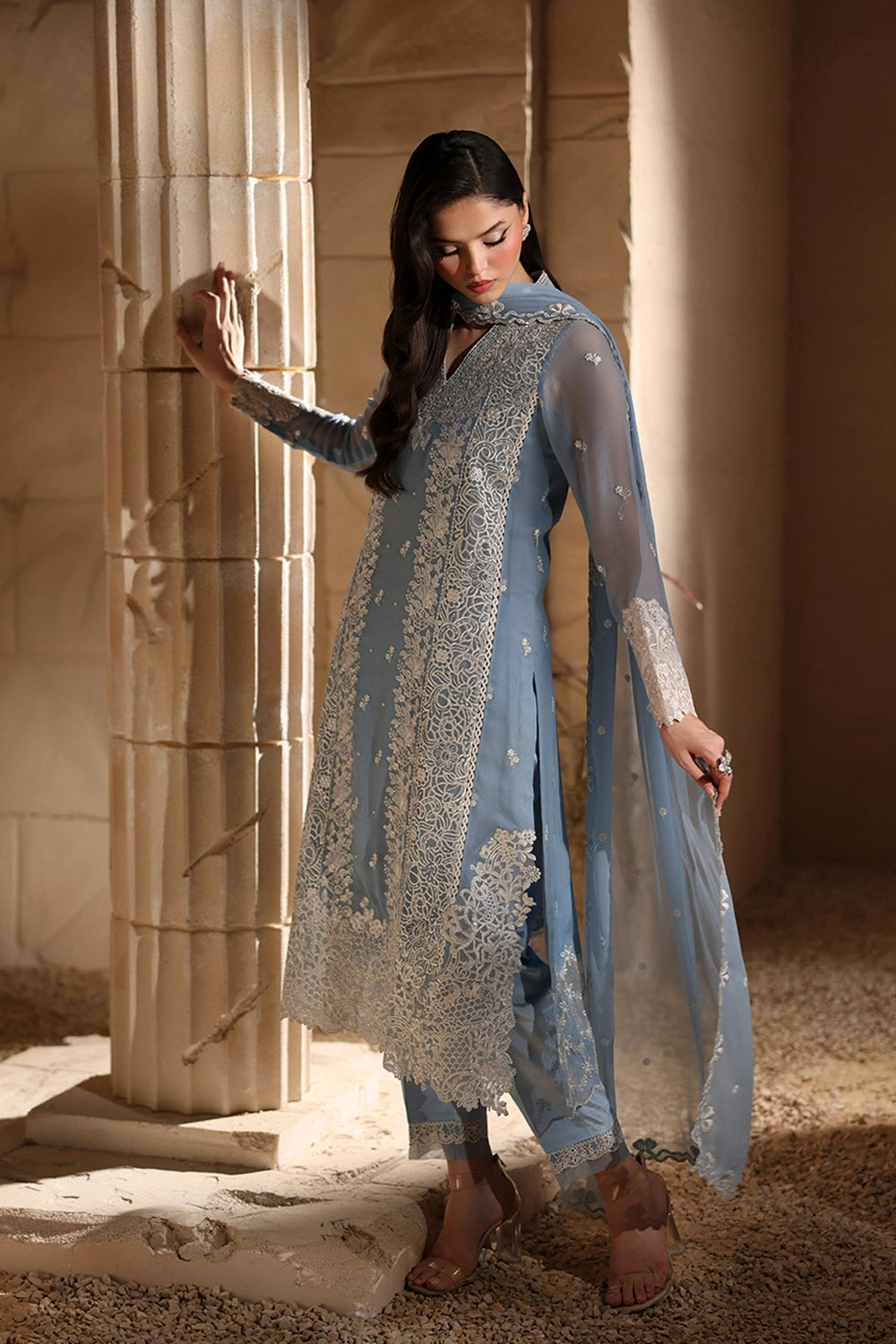 Azure | Luxe Formals | Serenite by Azure - Designer Dress - Type : Ladies Clothes - Available at Saira Sultan - 100% Original