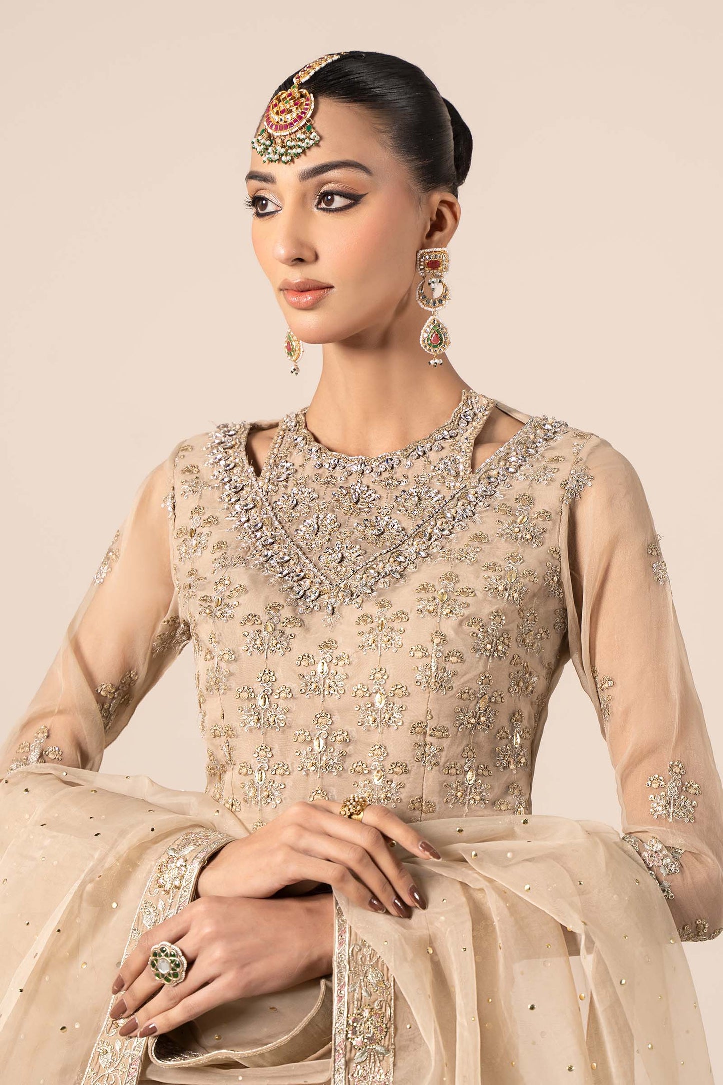 Maira B | Ready to Wear | SF-EF25-55 S Beige