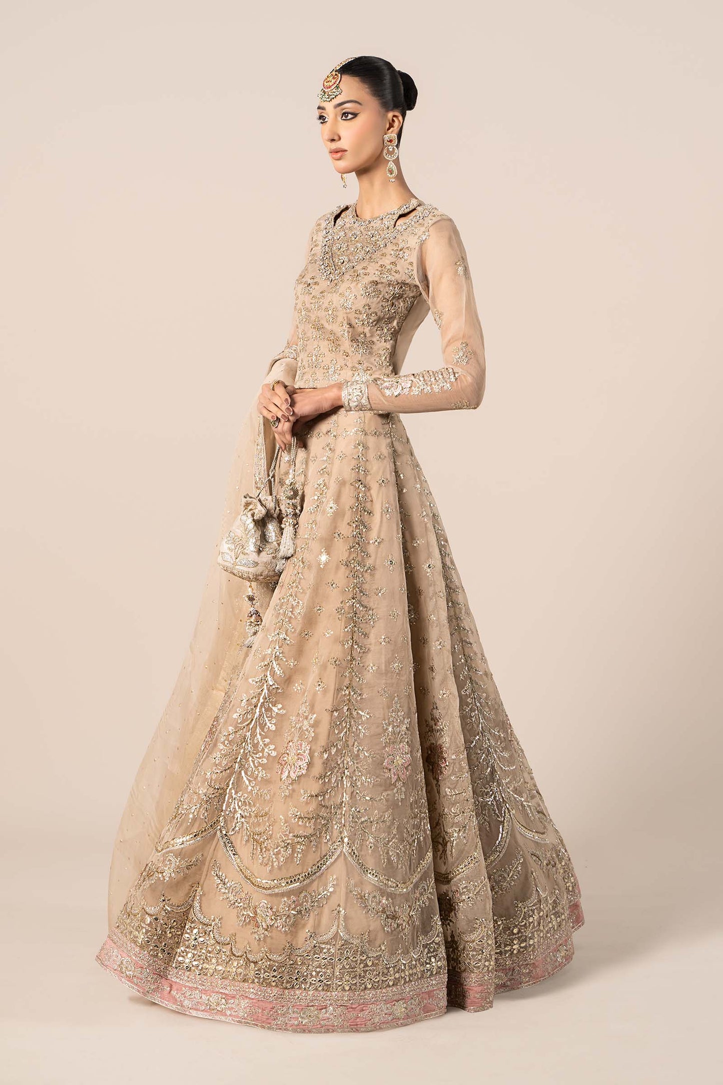 Maira B | Ready to Wear | SF-EF25-55 M Beige