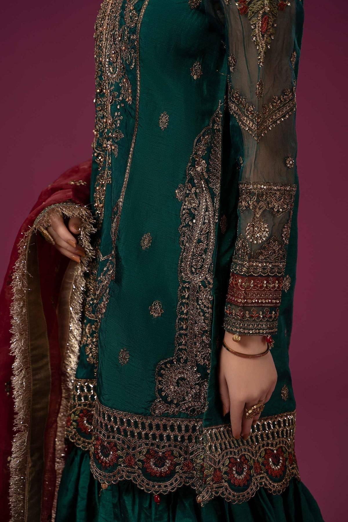 Maria B | Formal Wears | SF-EF24-15 - Pakistani Designer Dress - by Maria B | Type: Formal - 100% Original at Saira Sultan