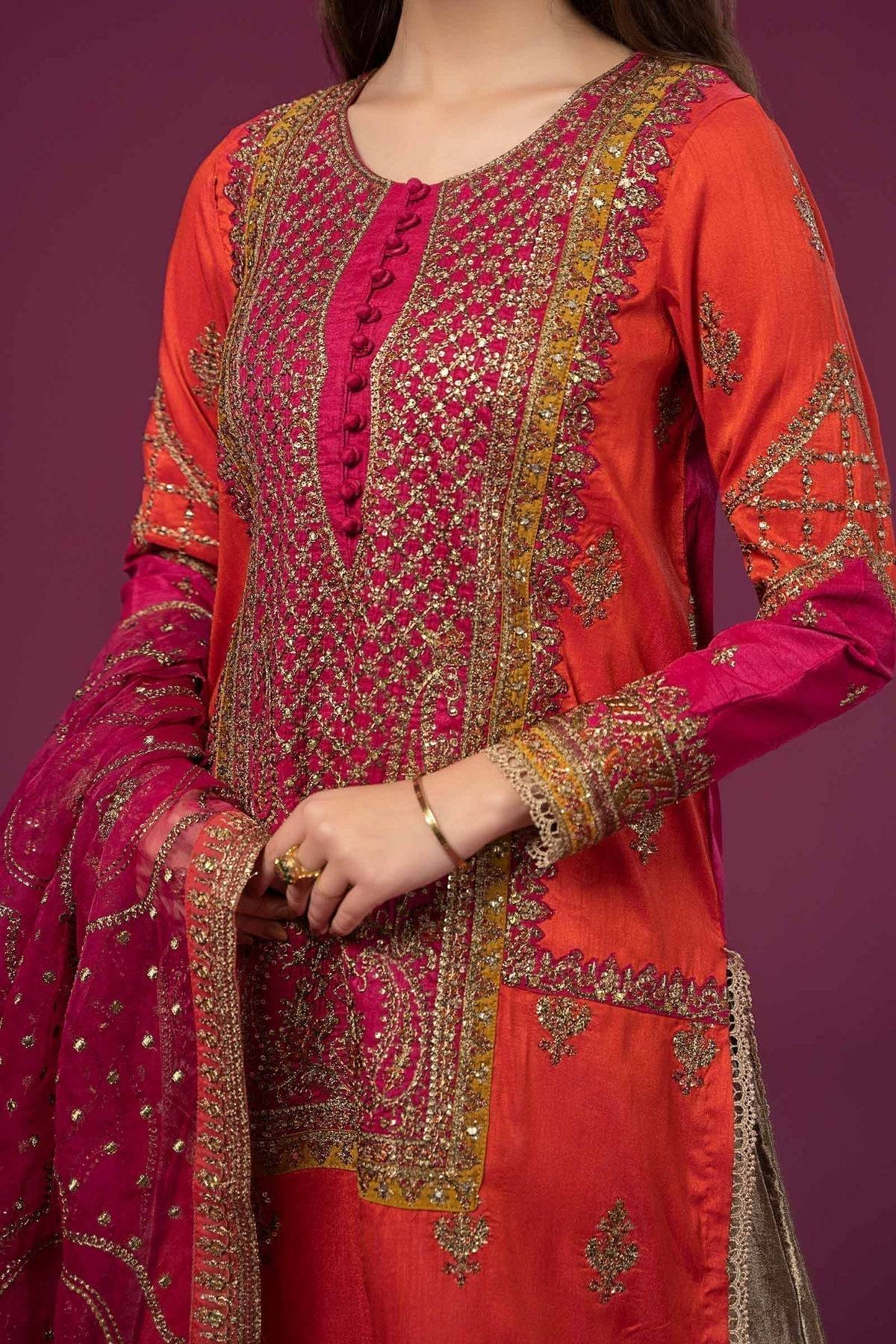Maria B | Formal Wears | SF-EF24-27 - Pakistani Designer Dress - by Maria B | Type: Formal - 100% Original at Saira Sultan
