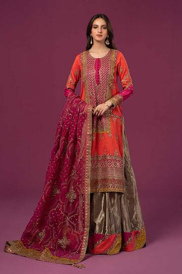 Maria B | Formal Wears | SF-EF24-27 - Pakistani Designer Dress - by Maria B | Type: Formal - 100% Original at Saira Sultan
