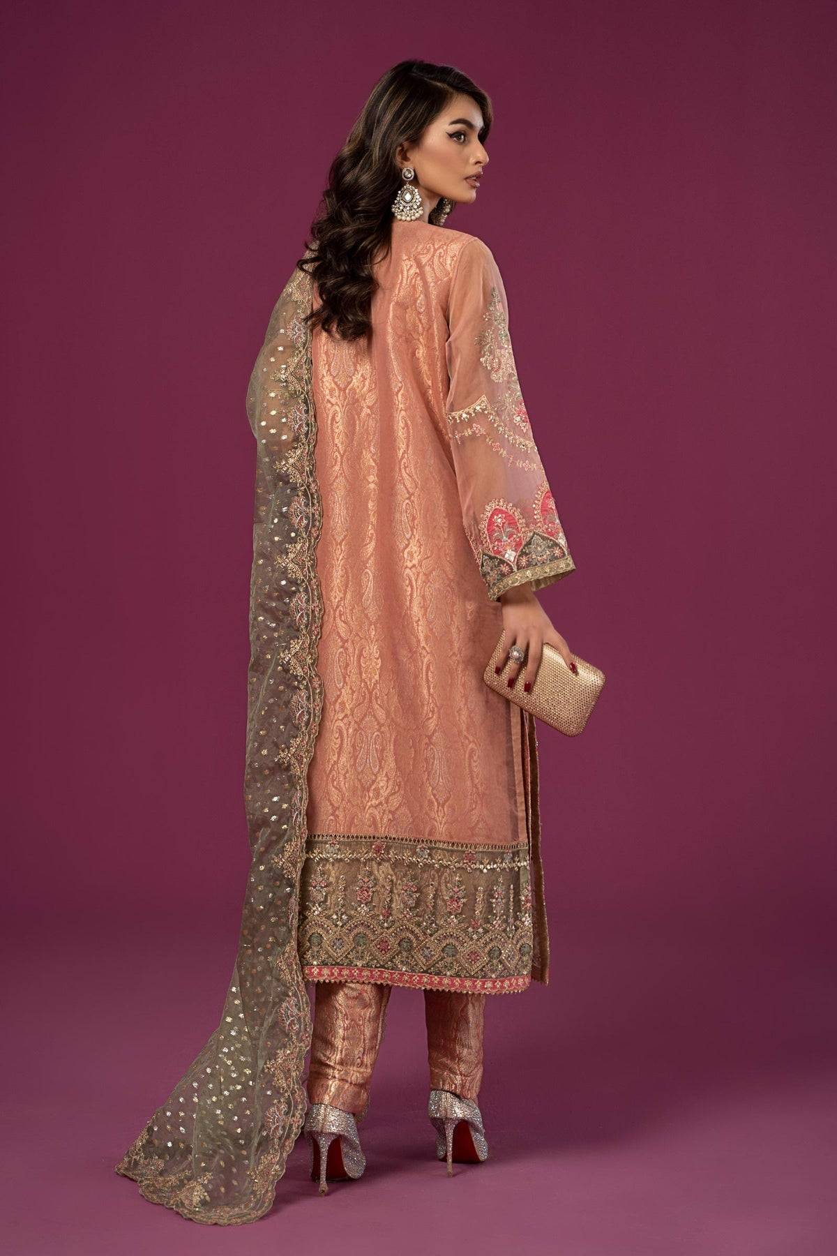 Maria B | Formal Wears | SF-EF24-37 - Pakistani Designer Dress - by Maria B | Type: Formal - 100% Original at Saira Sultan