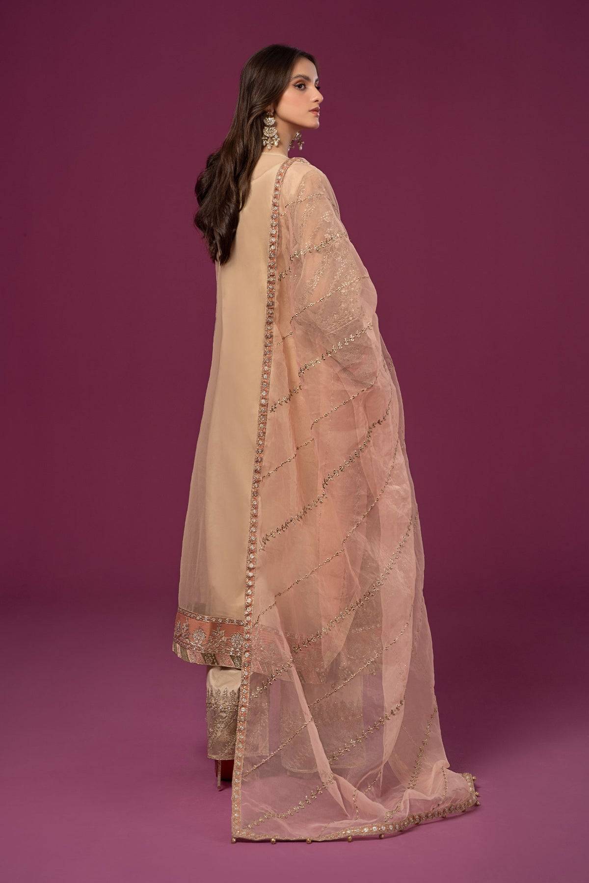 Maria B | Formal Wears | SF-EF24-46 - Pakistani Designer Dress - by Maria B | Type: Formal - 100% Original at Saira Sultan