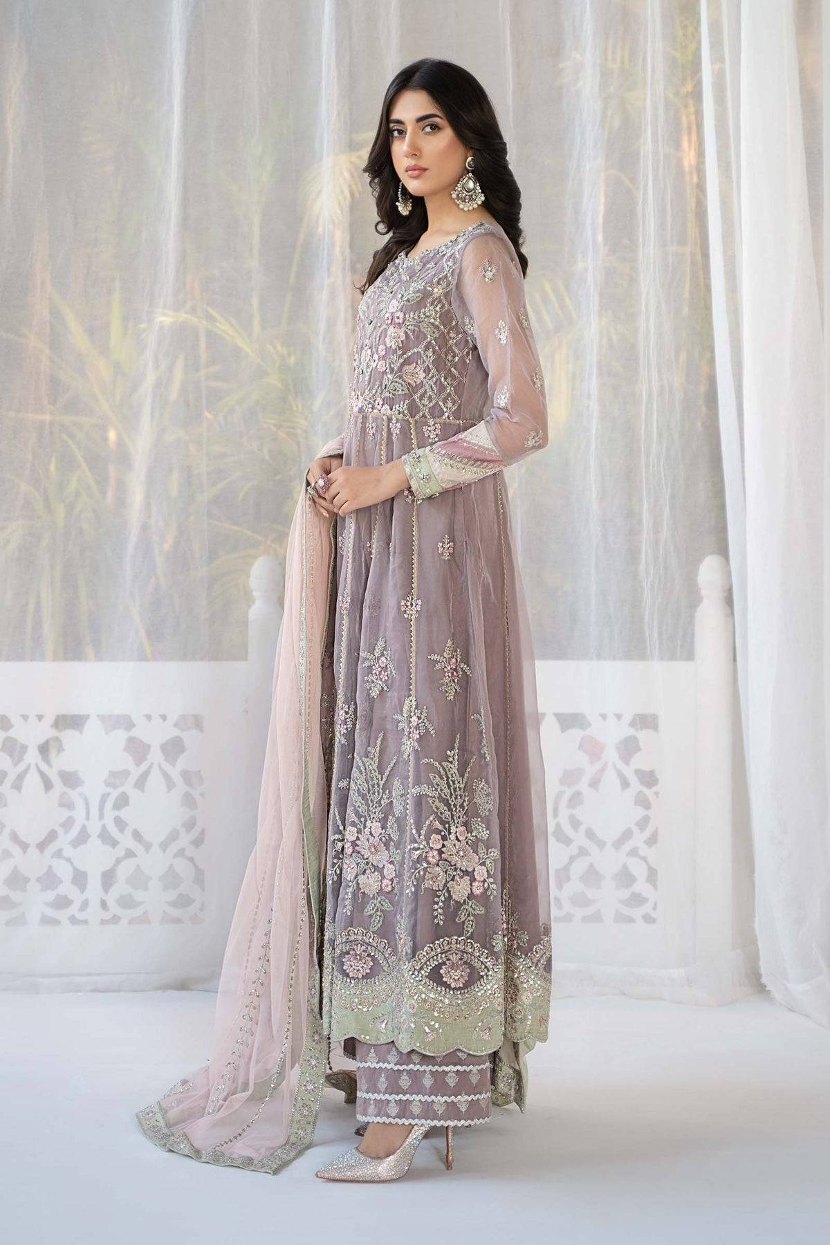 Maria B | Formal Wears | SF-EF24-61 - Pakistani Designer Dress - by Maria B | Type: Formal - 100% Original at Saira Sultan