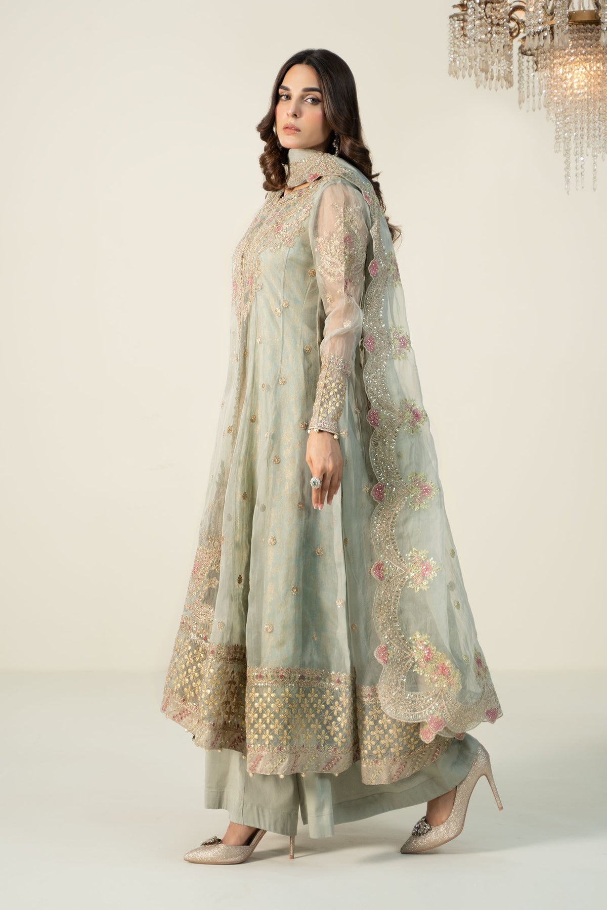 Maria B | Formal Wears | SF-W24-01 - Pakistani Designer Dress - by Maria B | Type: Formal - 100% Original at Saira Sultan