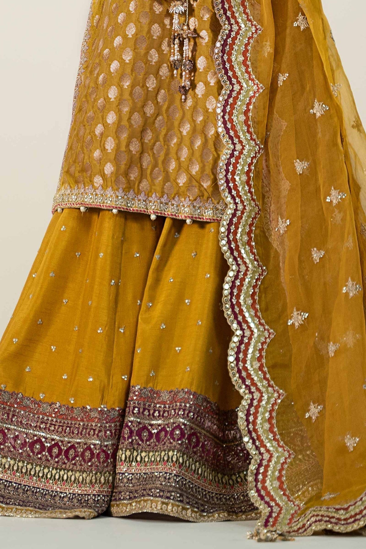 Maria B | Formal Wears | SF-W24-08 - Pakistani Designer Dress - by Maria B | Type: Formal - 100% Original at Saira Sultan