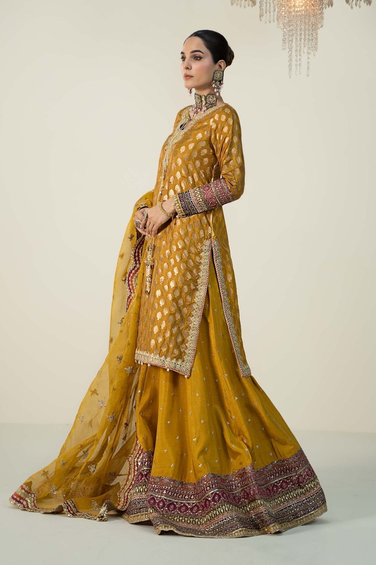 Maria B | Formal Wears | SF-W24-08 - Pakistani Designer Dress - by Maria B | Type: Formal - 100% Original at Saira Sultan