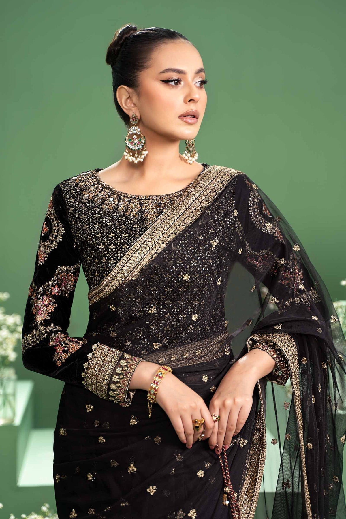Maria b | Formal Wears | SF-W24-11 - Pakistani Designer Dress - by Maria B | Type: Formal - 100% Original at Saira Sultan