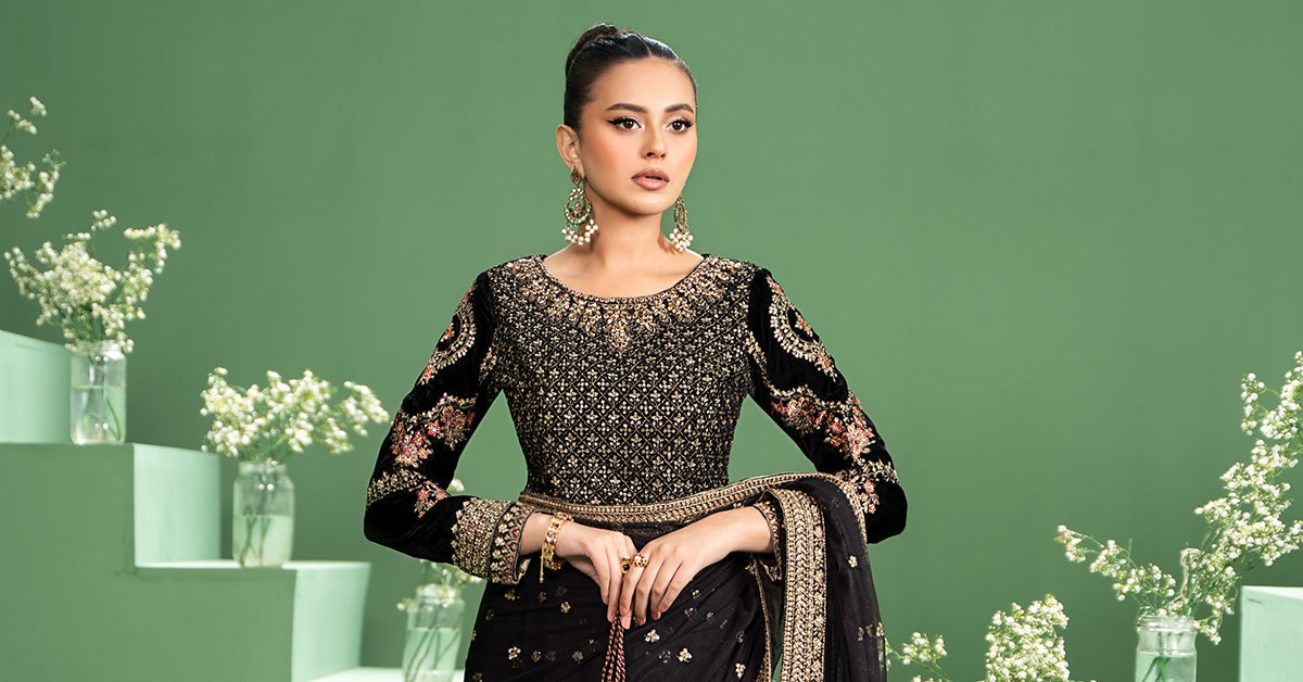 Maria b | Formal Wears | SF-W24-11 - Pakistani Designer Dress - by Maria B | Type: Formal - 100% Original at Saira Sultan