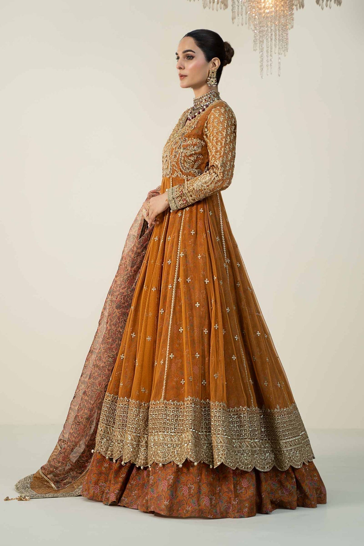 Maria B | Formal Wears | SF-W24-13 - Pakistani Designer Dress - by Maria B | Type: Formal - 100% Original at Saira Sultan