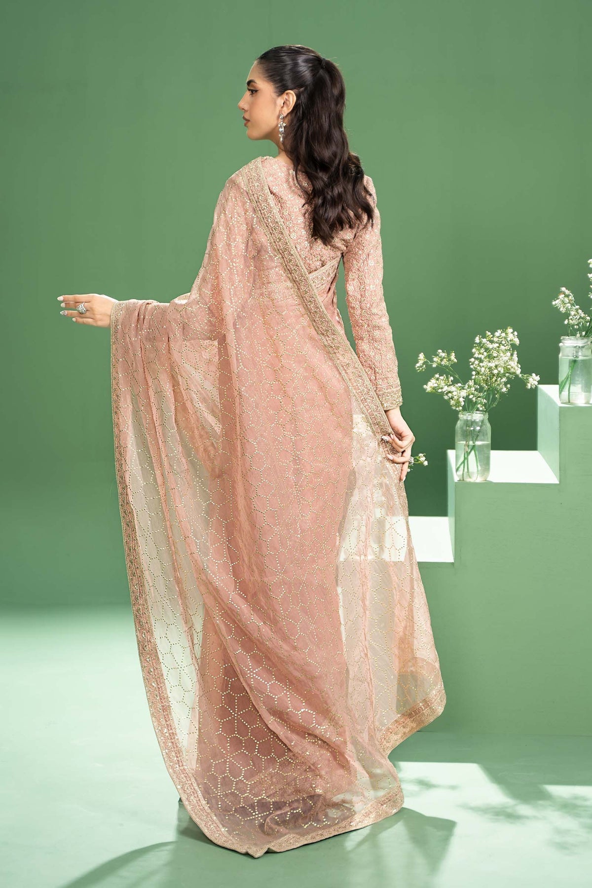Maria b | Formal Wears | SF-W24-15 - Pakistani Designer Dress - by Maria B | Type: Formal - 100% Original at Saira Sultan