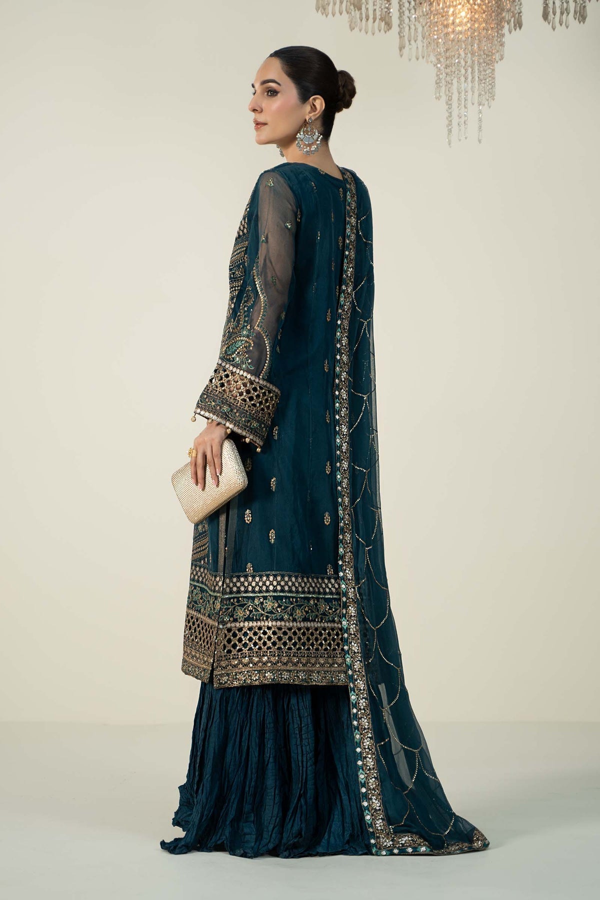 Maria b | Formal Wears | SF-W24-18 - Pakistani Designer Dress - by Maria B | Type: Formal - 100% Original at Saira Sultan