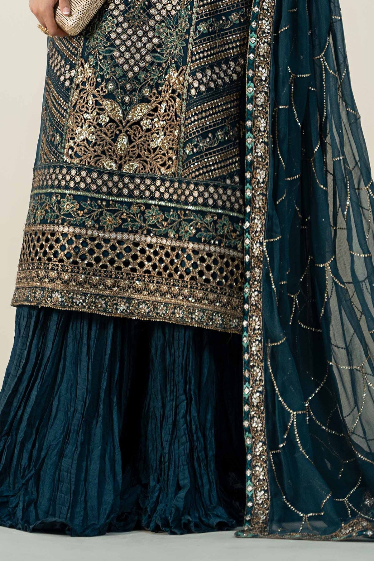 Maria b | Formal Wears | SF-W24-18 - Pakistani Designer Dress - by Maria B | Type: Formal - 100% Original at Saira Sultan