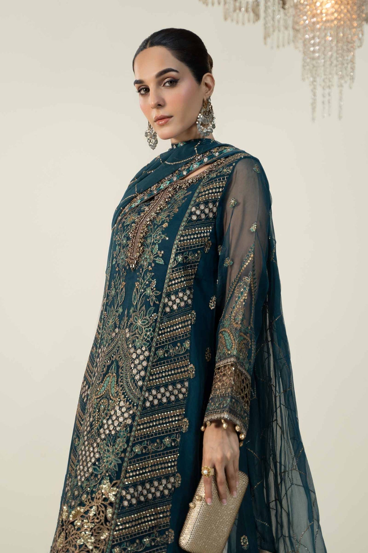 Maria b | Formal Wears | SF-W24-18 - Pakistani Designer Dress - by Maria B | Type: Formal - 100% Original at Saira Sultan
