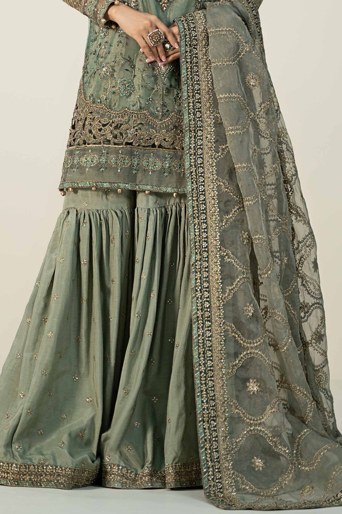 Maria B | Formal Wears | SF-W24-24 - Pakistani Designer Dress - by Maria B | Type: Formal - 100% Original at Saira Sultan