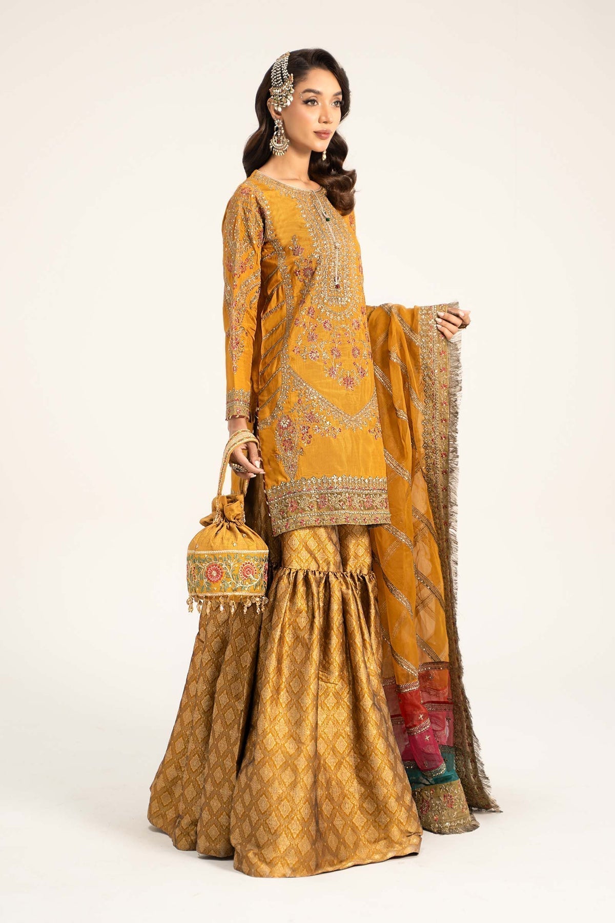 Maria b | Formal Wears | SF-W24-25 - Pakistani Designer Dress - by Maria B | Type: Formal - 100% Original at Saira Sultan