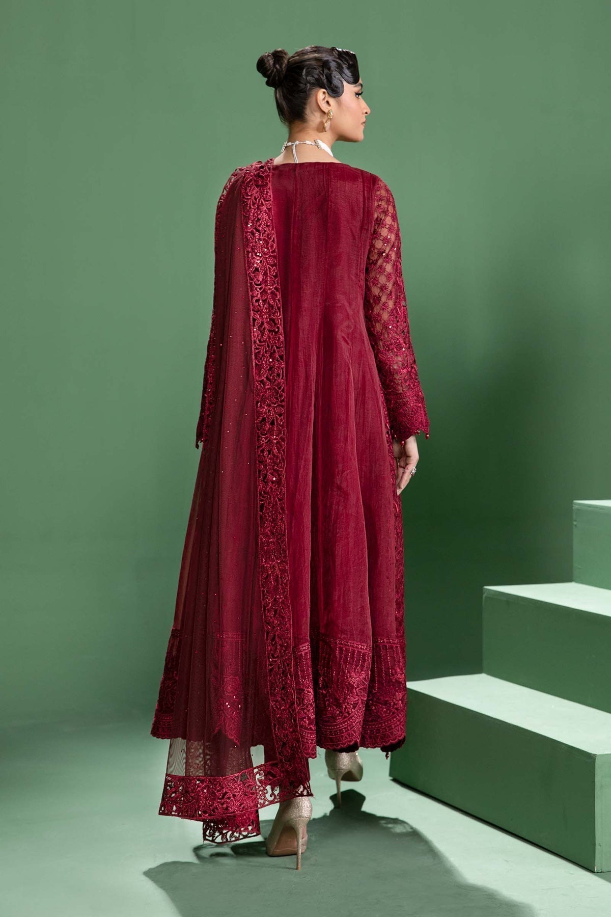 Maria b | Formal Wears | SF-W24-46 - Pakistani Designer Dress - by Maria B | Type: Formal - 100% Original at Saira Sultan