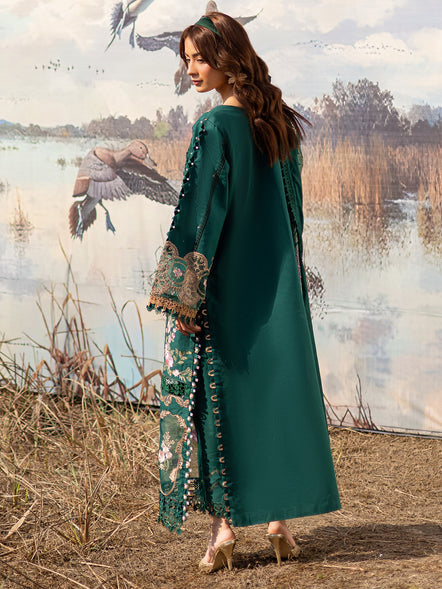 Parishay | Shangrila Summer Edit 25 | SHG - 03 S Teal Green Lawn