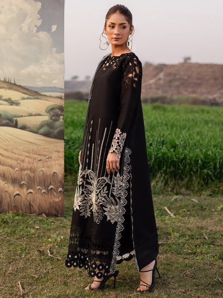 Parishay | Shangrila Summer Edit 25 | SHG - 09 M Black Lawn