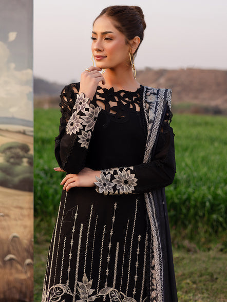 Parishay | Shangrila Summer Edit 25 | SHG - 09 L Black Lawn